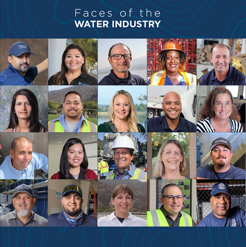 Faces of the Water Industry Social Media campaign