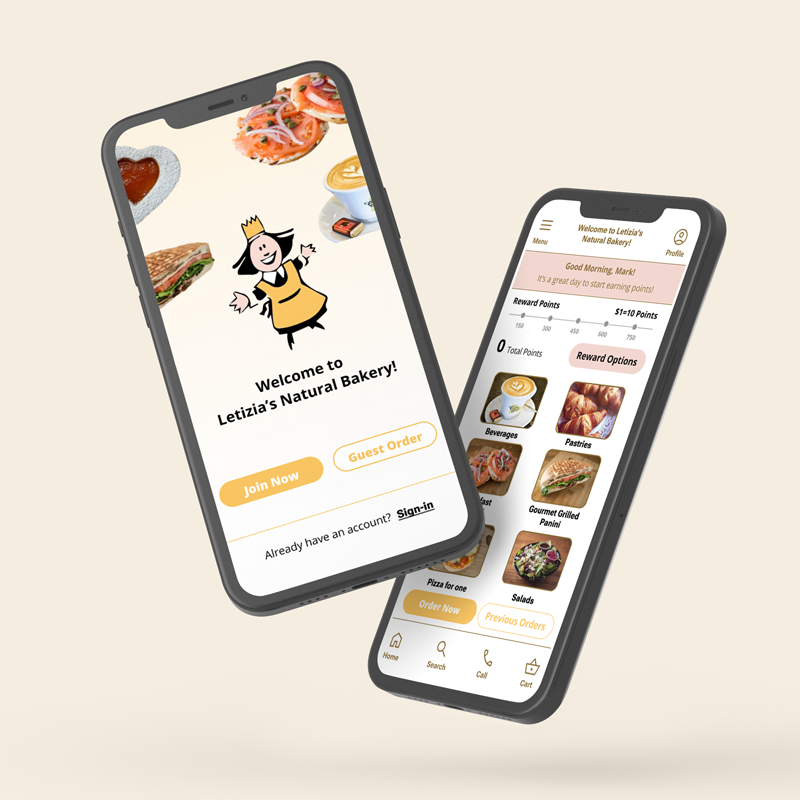 Letizia's Natural Bakery App